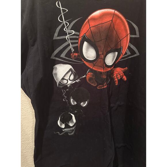 Marvel Disney Spider-verse Spider-man Ghost-spider Miles Morales Venom Tee XL - Picture 2 of 3